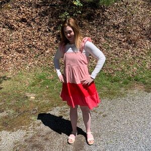 Sonoma Pink and Red Dress